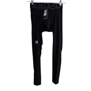 Under Armour Men's HeatGear Compression Leggings Black Size M